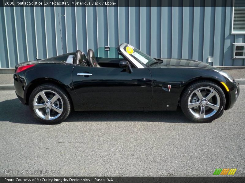 Mysterious Black / Ebony 2008 Pontiac Solstice GXP Roadster