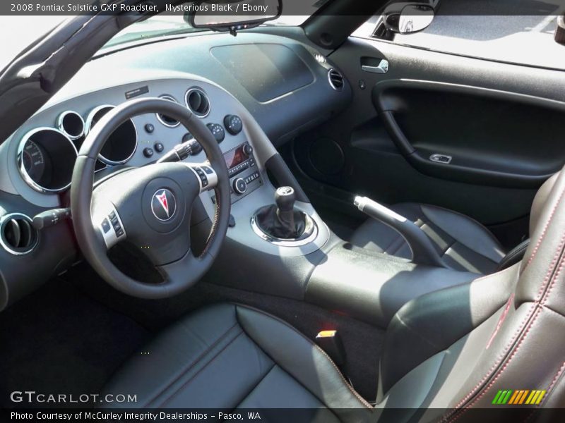 Mysterious Black / Ebony 2008 Pontiac Solstice GXP Roadster