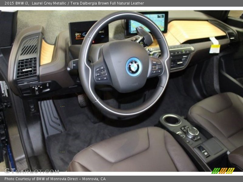 Laurel Grey Metallic / Tera Dalbergia Brown Full Natural Leather 2015 BMW i3