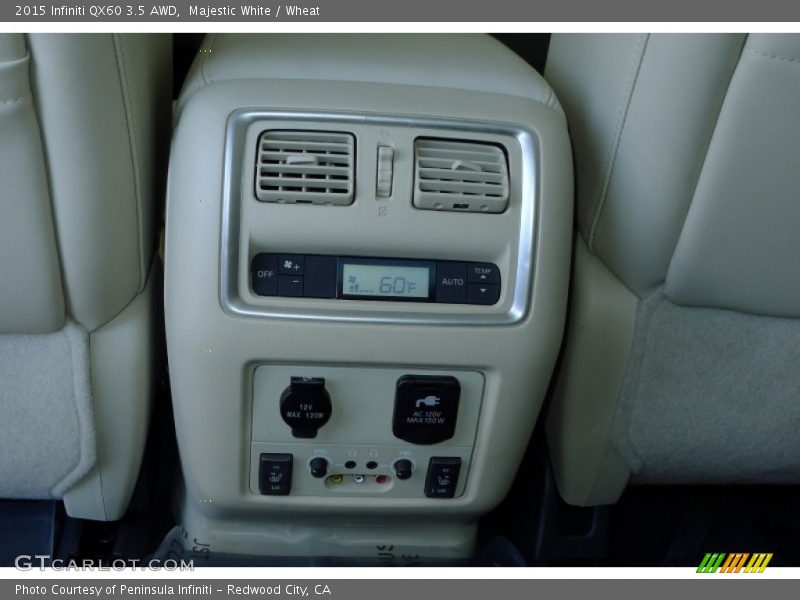 Majestic White / Wheat 2015 Infiniti QX60 3.5 AWD