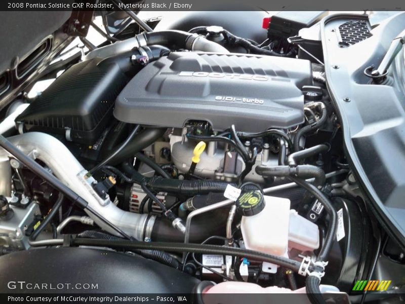Mysterious Black / Ebony 2008 Pontiac Solstice GXP Roadster