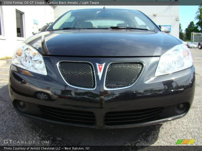 Carbon Black Metallic / Light Taupe 2009 Pontiac G6 GT Coupe