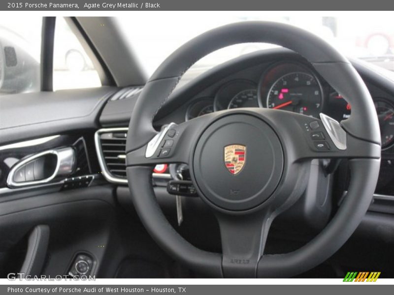Agate Grey Metallic / Black 2015 Porsche Panamera
