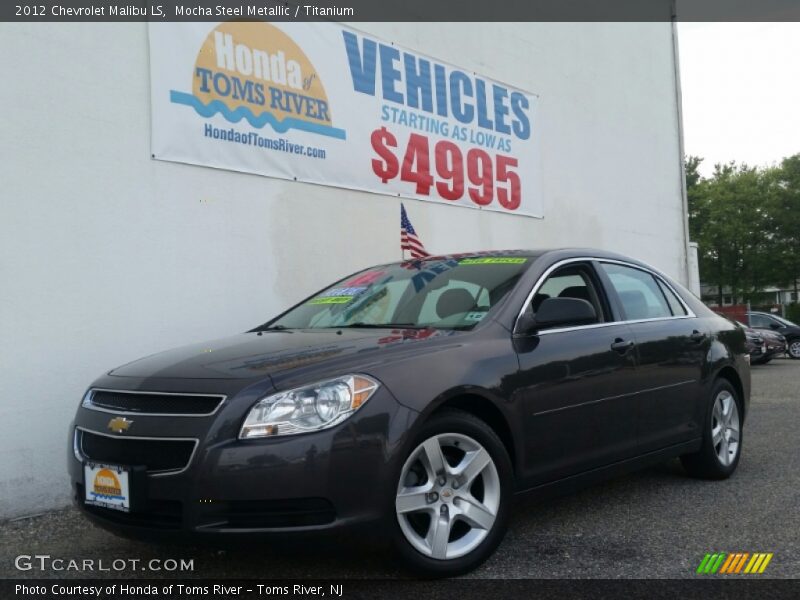 Mocha Steel Metallic / Titanium 2012 Chevrolet Malibu LS
