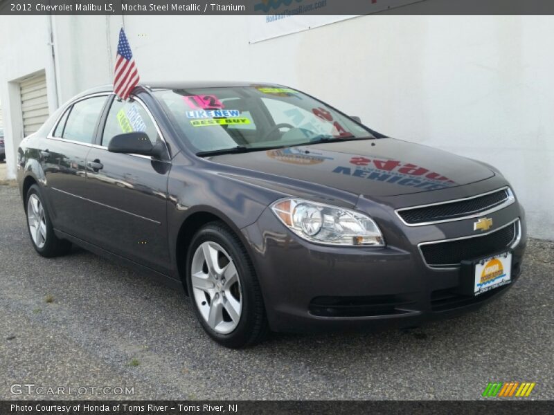 Mocha Steel Metallic / Titanium 2012 Chevrolet Malibu LS