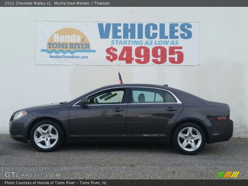 Mocha Steel Metallic / Titanium 2012 Chevrolet Malibu LS
