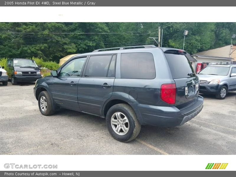 Steel Blue Metallic / Gray 2005 Honda Pilot EX 4WD