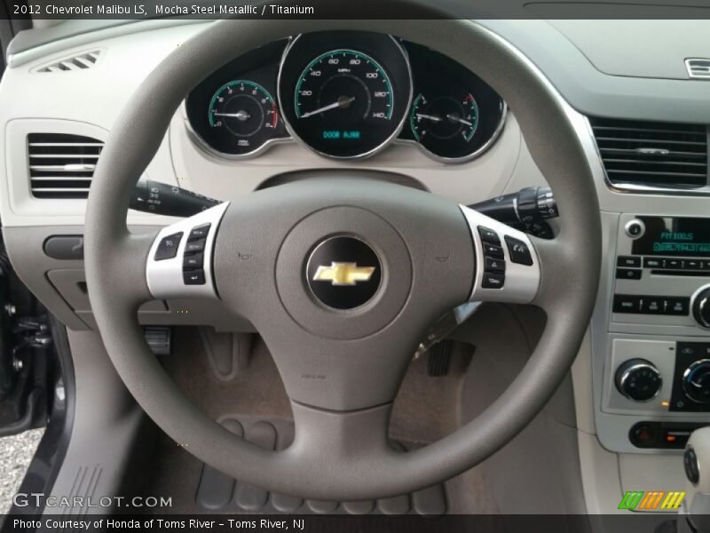 Mocha Steel Metallic / Titanium 2012 Chevrolet Malibu LS