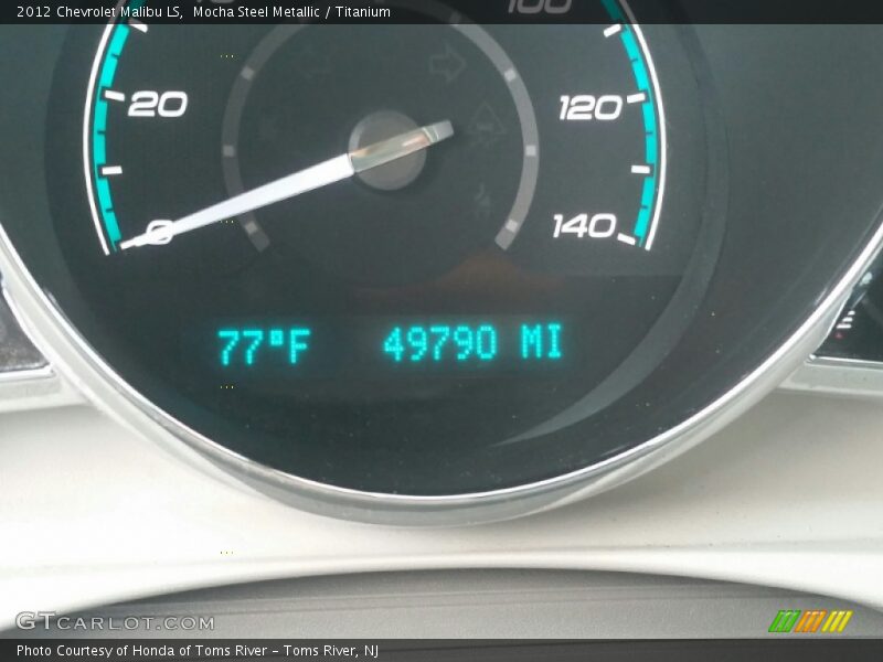 Mocha Steel Metallic / Titanium 2012 Chevrolet Malibu LS