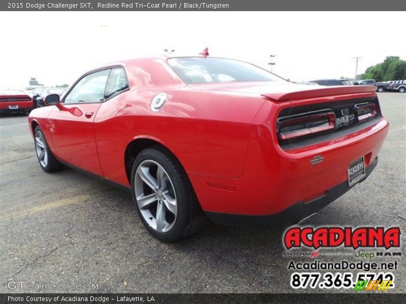 Redline Red Tri-Coat Pearl / Black/Tungsten 2015 Dodge Challenger SXT