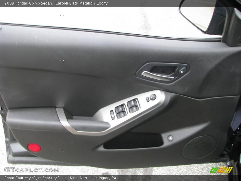 Carbon Black Metallic / Ebony 2009 Pontiac G6 V6 Sedan
