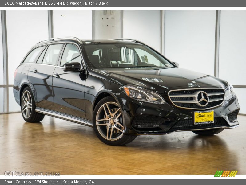 Black / Black 2016 Mercedes-Benz E 350 4Matic Wagon