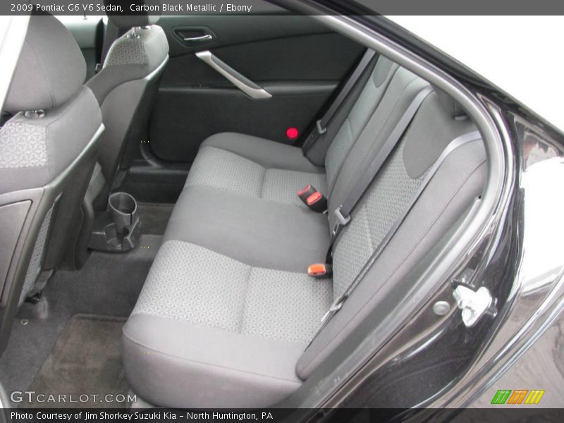 Carbon Black Metallic / Ebony 2009 Pontiac G6 V6 Sedan
