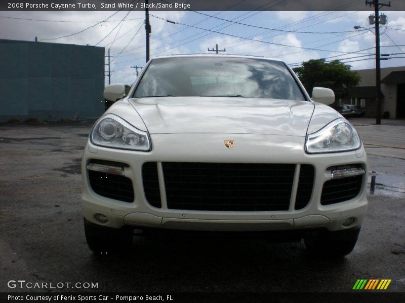 Sand White / Black/Sand Beige 2008 Porsche Cayenne Turbo