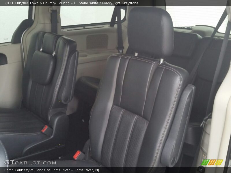 Stone White / Black/Light Graystone 2011 Chrysler Town & Country Touring - L