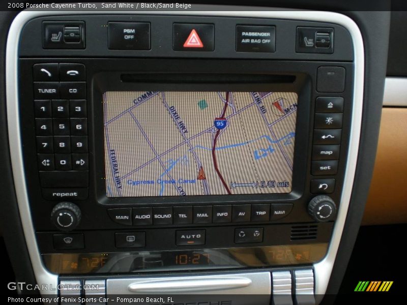 Navigation of 2008 Cayenne Turbo