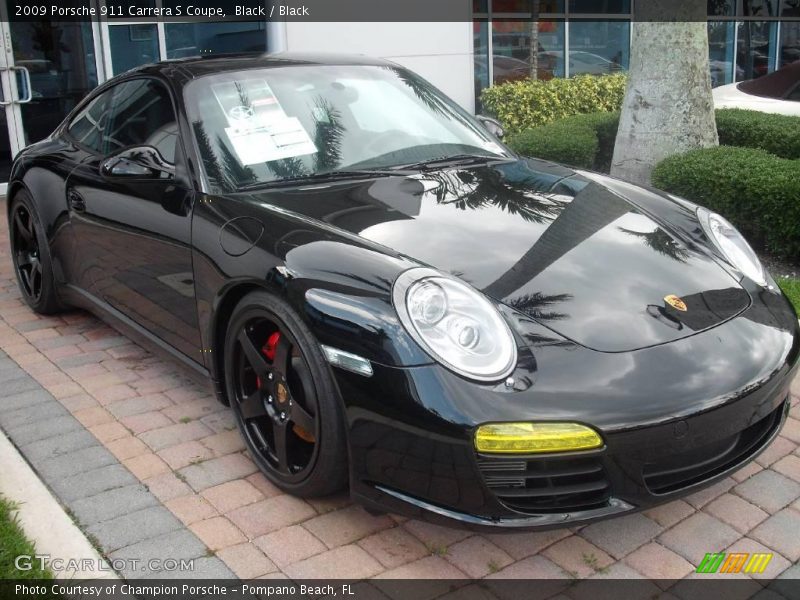 Black / Black 2009 Porsche 911 Carrera S Coupe