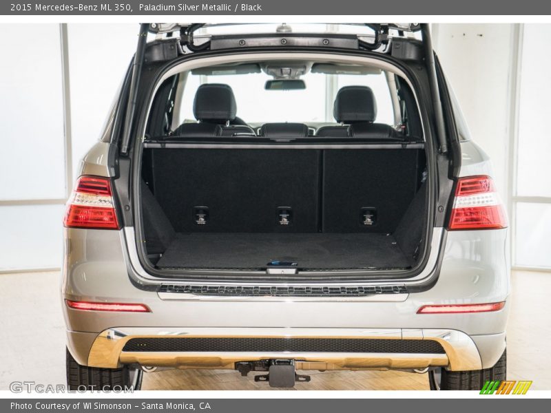 Paladium Silver Metallic / Black 2015 Mercedes-Benz ML 350