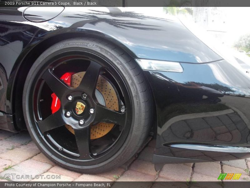 Black / Black 2009 Porsche 911 Carrera S Coupe