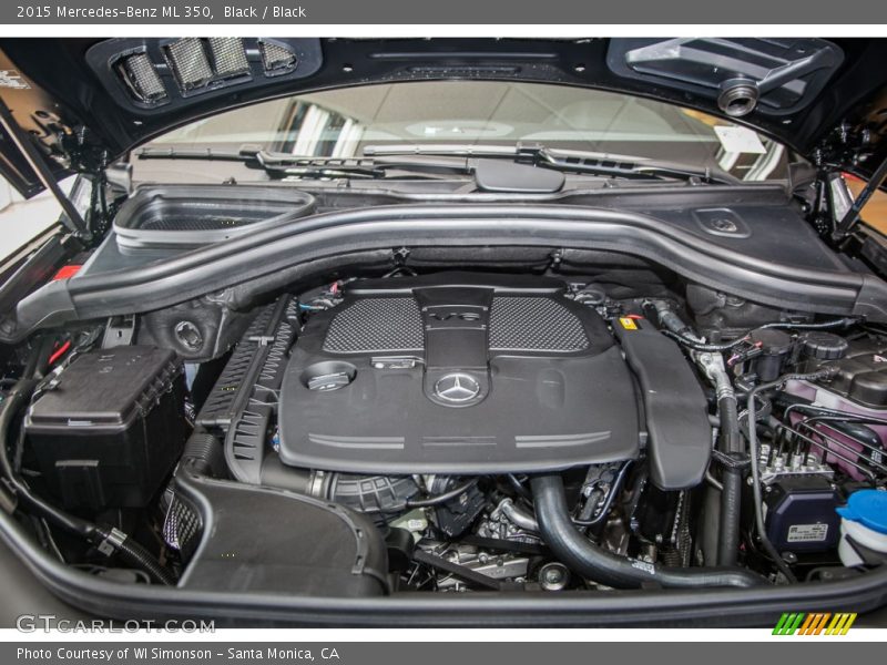 Black / Black 2015 Mercedes-Benz ML 350
