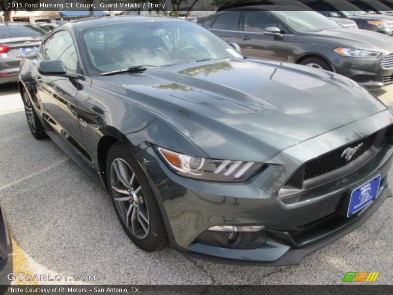 Guard Metallic / Ebony 2015 Ford Mustang GT Coupe