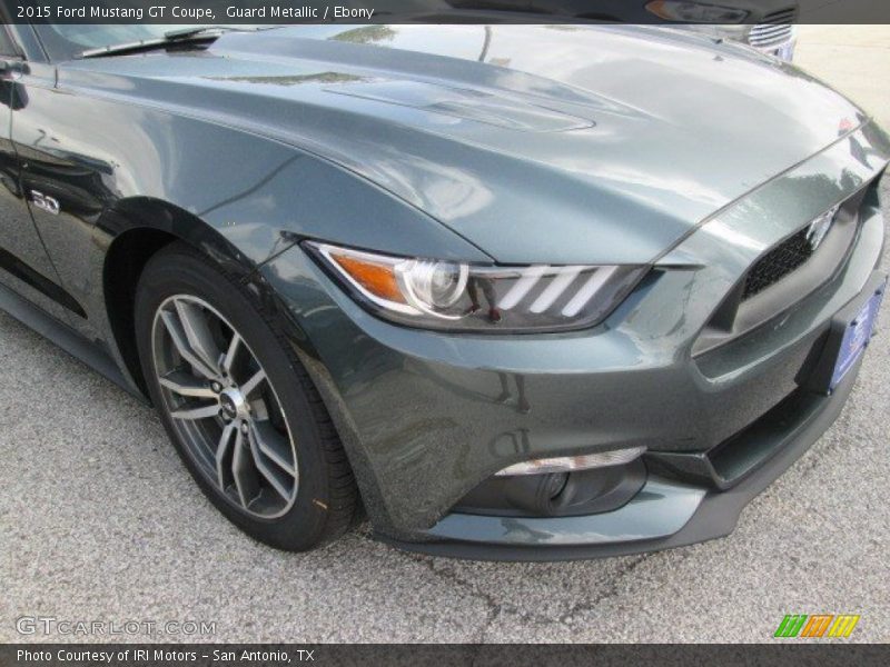 Guard Metallic / Ebony 2015 Ford Mustang GT Coupe