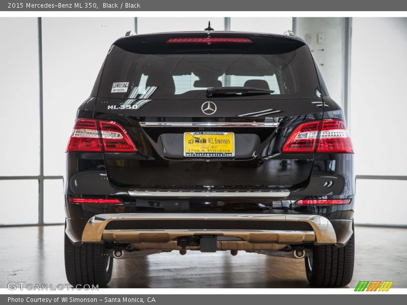 Black / Black 2015 Mercedes-Benz ML 350