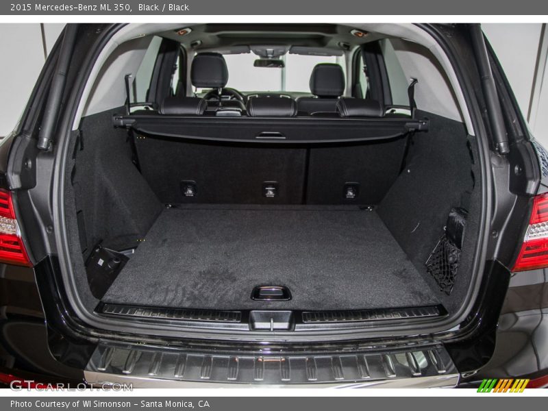 Black / Black 2015 Mercedes-Benz ML 350