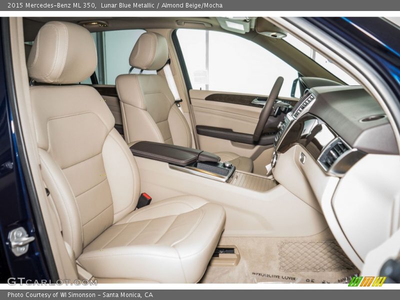 Lunar Blue Metallic / Almond Beige/Mocha 2015 Mercedes-Benz ML 350