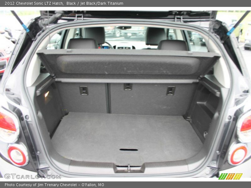 Black / Jet Black/Dark Titanium 2012 Chevrolet Sonic LTZ Hatch