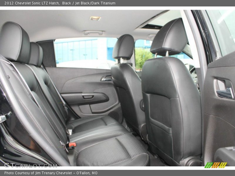 Black / Jet Black/Dark Titanium 2012 Chevrolet Sonic LTZ Hatch