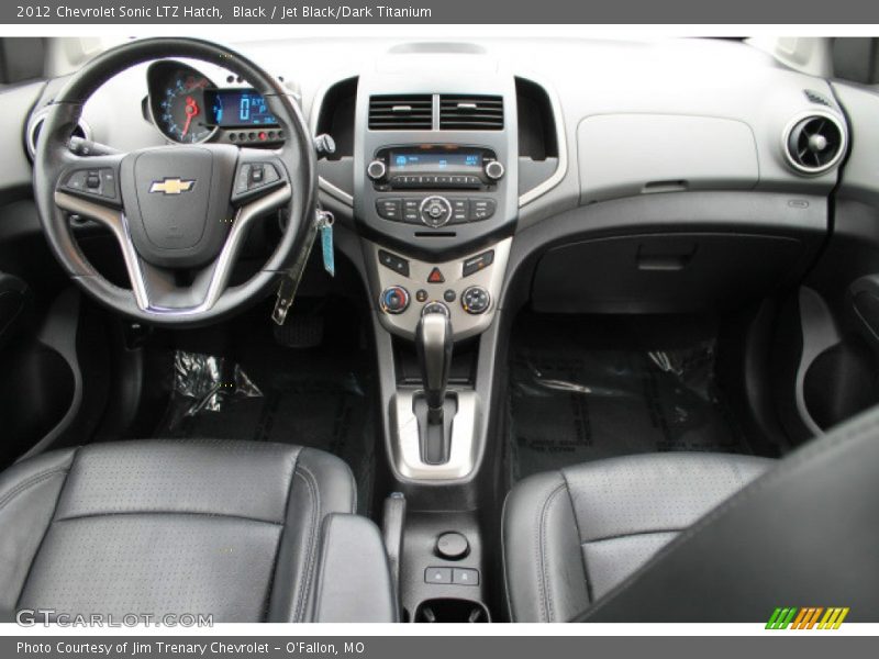 Black / Jet Black/Dark Titanium 2012 Chevrolet Sonic LTZ Hatch