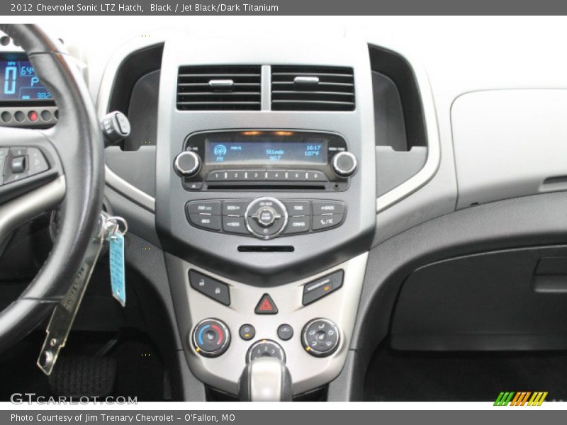 Black / Jet Black/Dark Titanium 2012 Chevrolet Sonic LTZ Hatch