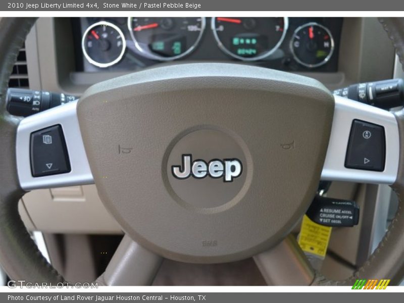 Stone White / Pastel Pebble Beige 2010 Jeep Liberty Limited 4x4
