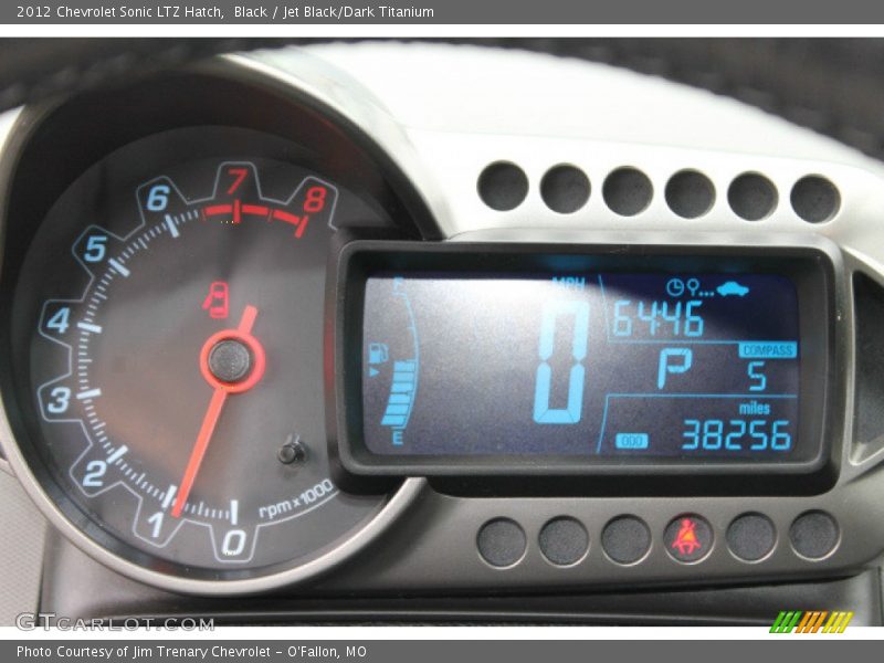 Black / Jet Black/Dark Titanium 2012 Chevrolet Sonic LTZ Hatch