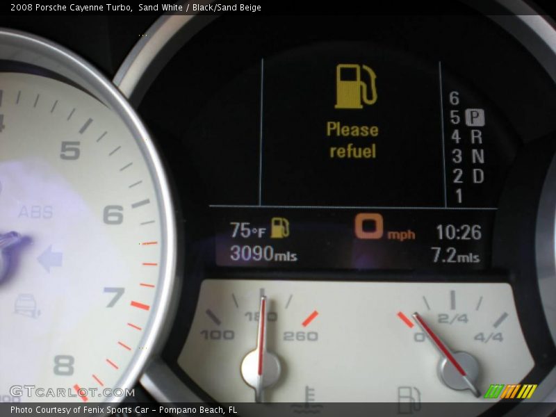Sand White / Black/Sand Beige 2008 Porsche Cayenne Turbo