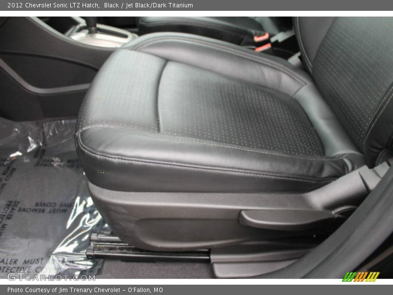 Black / Jet Black/Dark Titanium 2012 Chevrolet Sonic LTZ Hatch