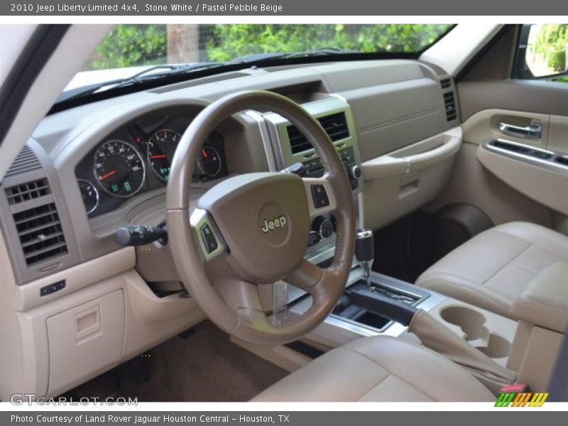 Stone White / Pastel Pebble Beige 2010 Jeep Liberty Limited 4x4