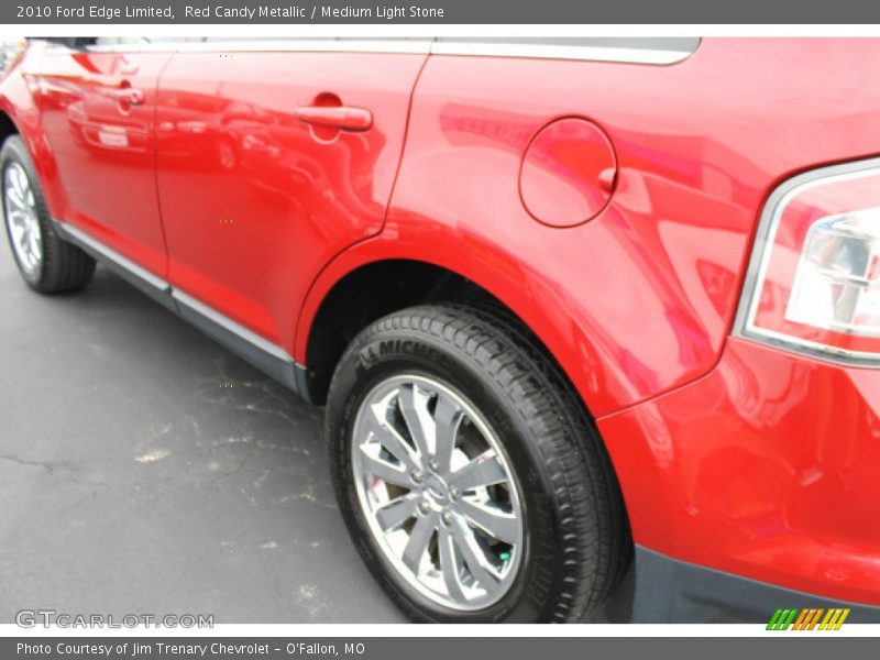 Red Candy Metallic / Medium Light Stone 2010 Ford Edge Limited