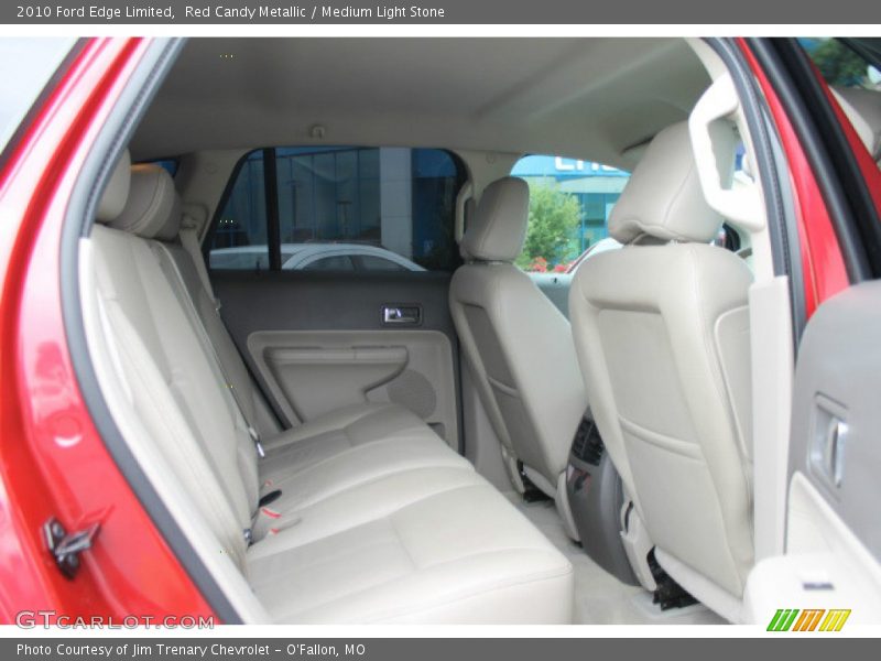 Red Candy Metallic / Medium Light Stone 2010 Ford Edge Limited