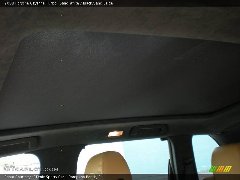 Sand White / Black/Sand Beige 2008 Porsche Cayenne Turbo