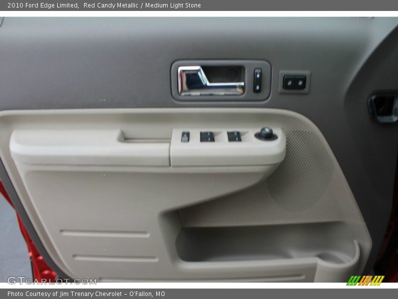 Red Candy Metallic / Medium Light Stone 2010 Ford Edge Limited