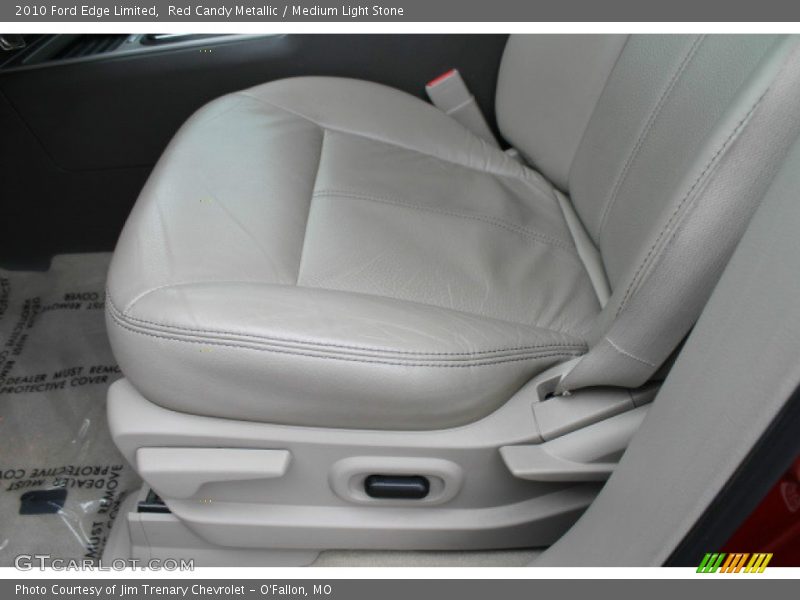 Red Candy Metallic / Medium Light Stone 2010 Ford Edge Limited