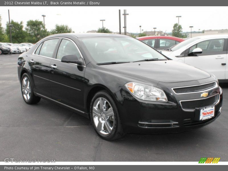Black Granite Metallic / Ebony 2012 Chevrolet Malibu LT