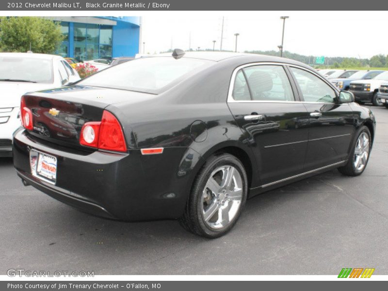 Black Granite Metallic / Ebony 2012 Chevrolet Malibu LT