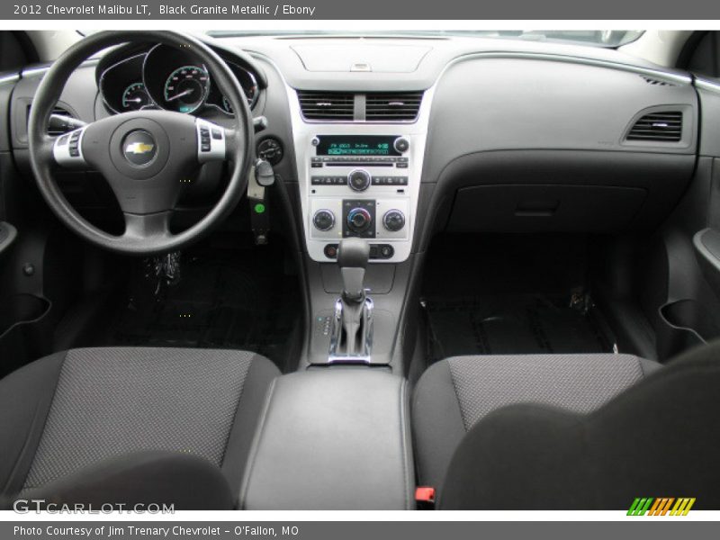 Black Granite Metallic / Ebony 2012 Chevrolet Malibu LT