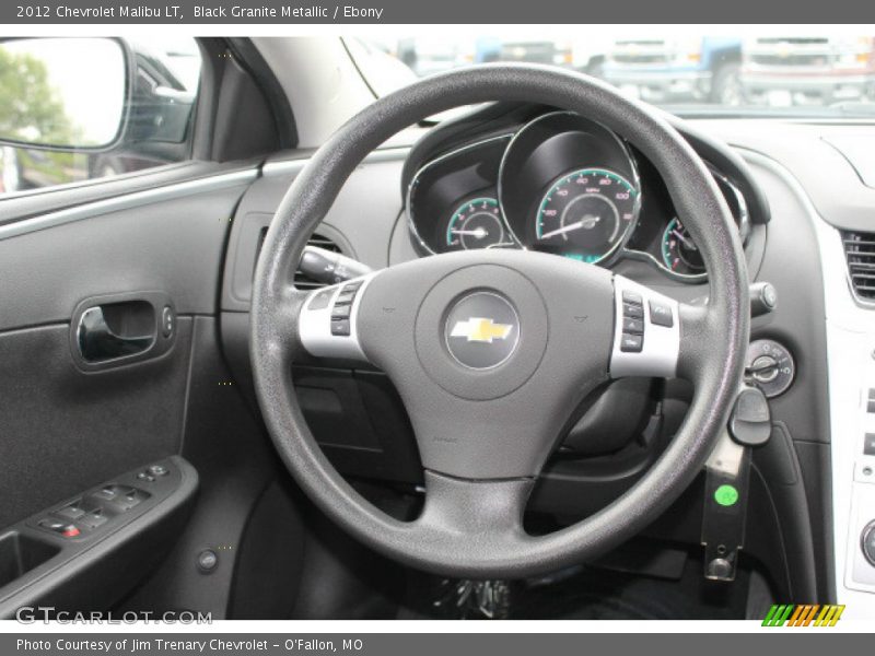 Black Granite Metallic / Ebony 2012 Chevrolet Malibu LT