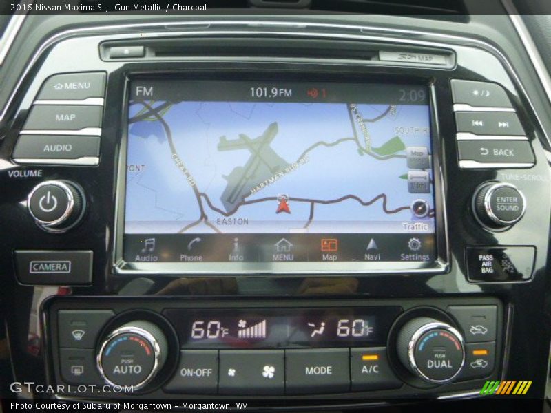 Navigation of 2016 Maxima SL