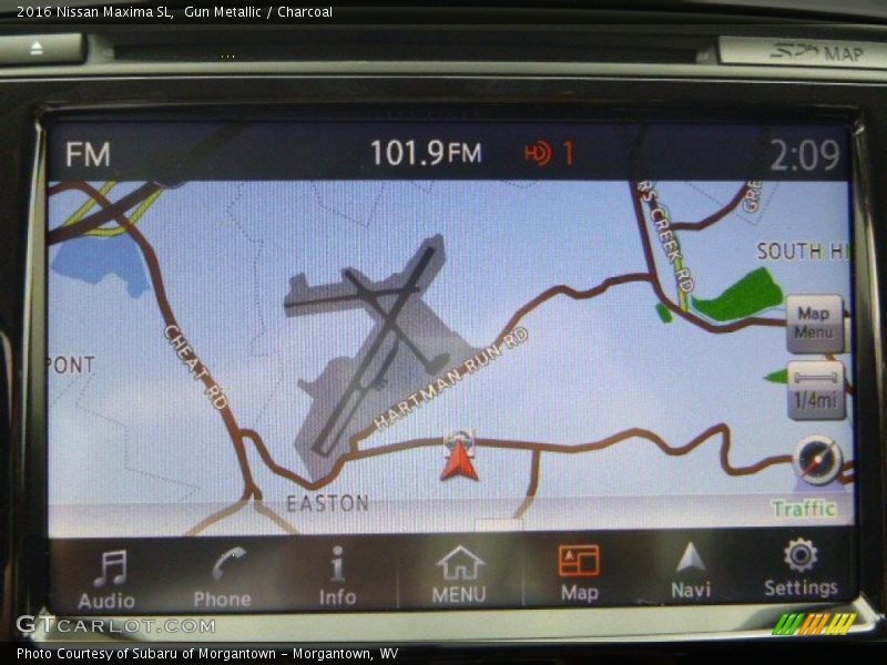 Navigation of 2016 Maxima SL
