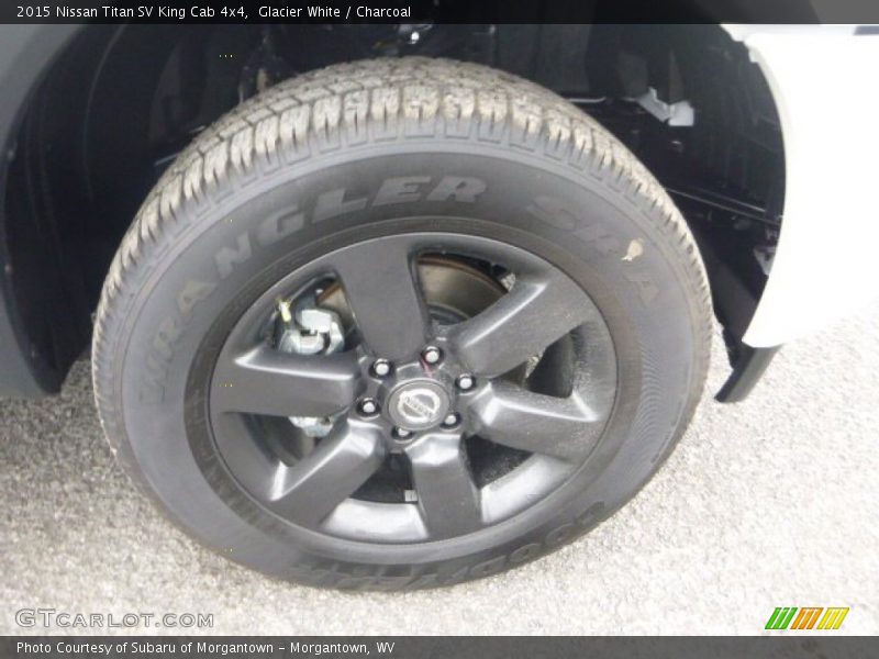 Glacier White / Charcoal 2015 Nissan Titan SV King Cab 4x4